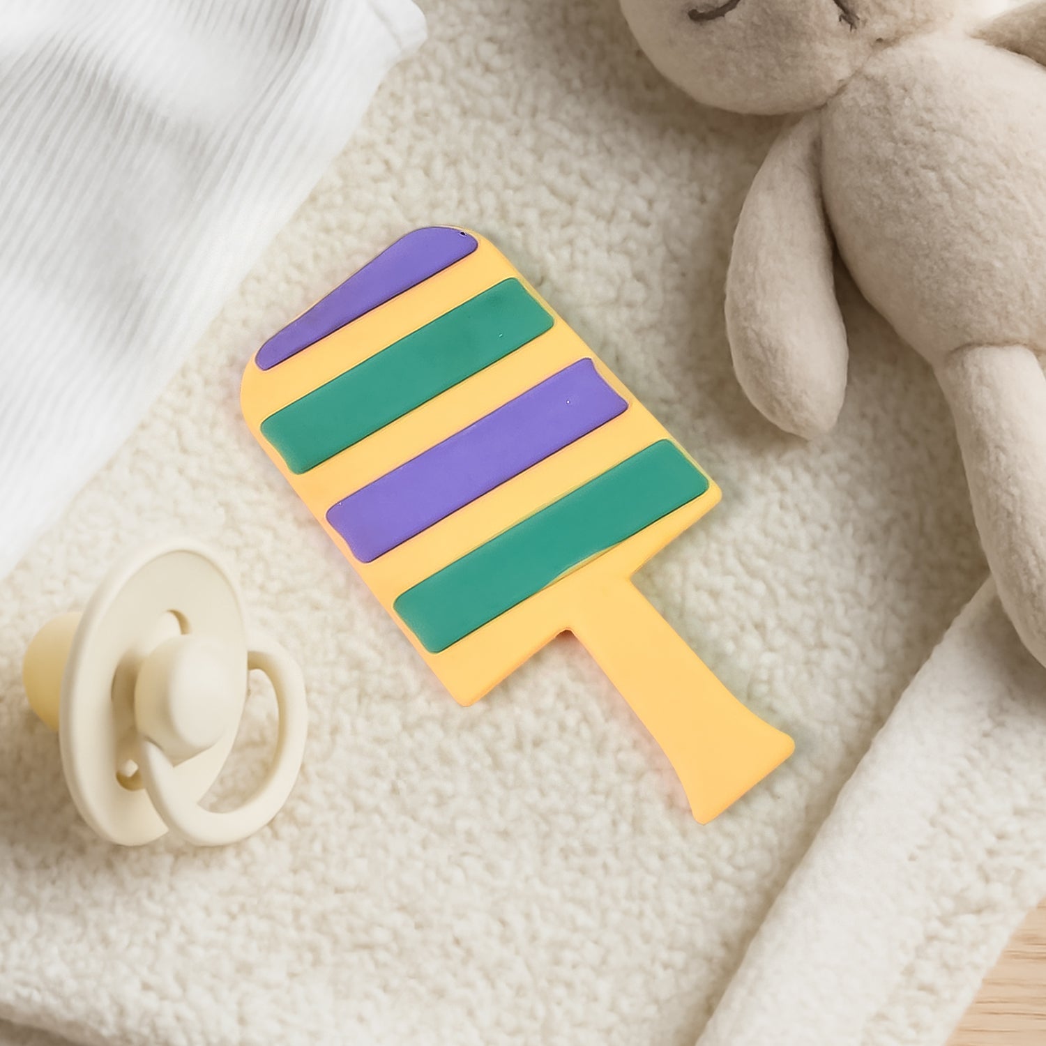 Silicone Candy Shape Teether for Baby (1 Pc) Silicone Candy Shape Teether for Baby (1 Pc)